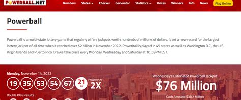 Powerball.net .